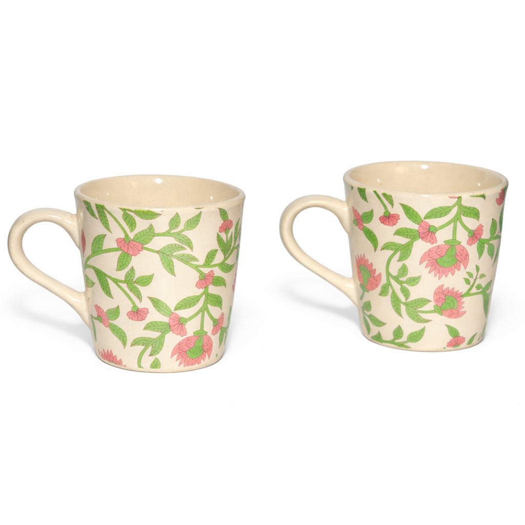 Coffee, Milk Mugs Set of 2 | Multicolor | 300 ml.