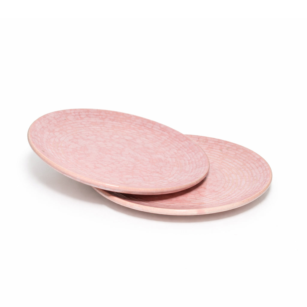 Quarter Serving Plate Set of 2 | Multicolour