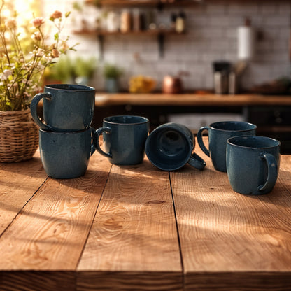 Coffee Mugs Set of 6 | 220ml