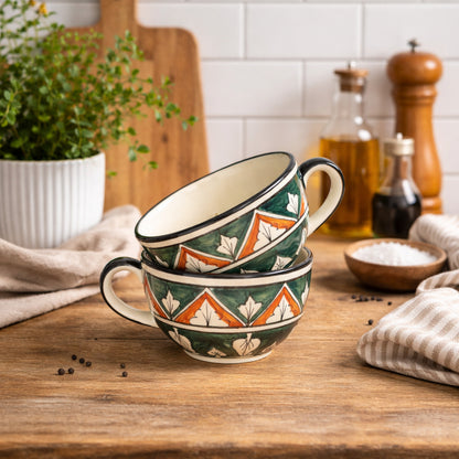 Soup Bowls Set of 2| Multicolour | 400 ml