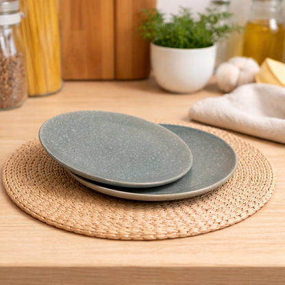 Quarter Serving Plate Set of 2 | Multicolour