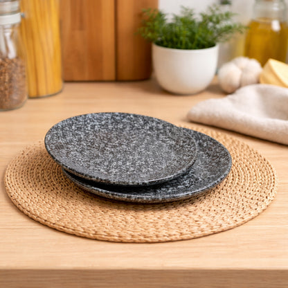 Quarter Serving Plate Set of 2 | Multicolour