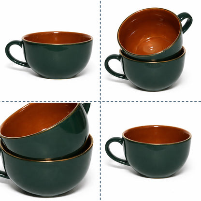 Soup Bowls with Handle Set |350 ml