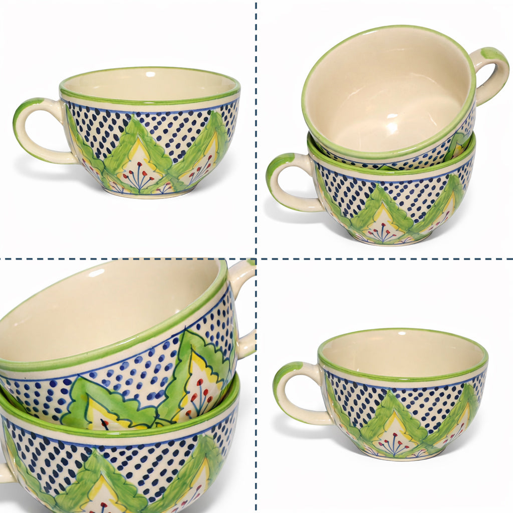 Soup Bowls Set of 2| Multicolour | 400 ml
