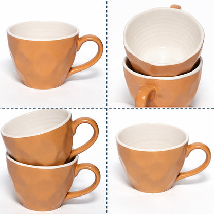 Coffee Mugs Set of 6 | Multicolour | 220ml