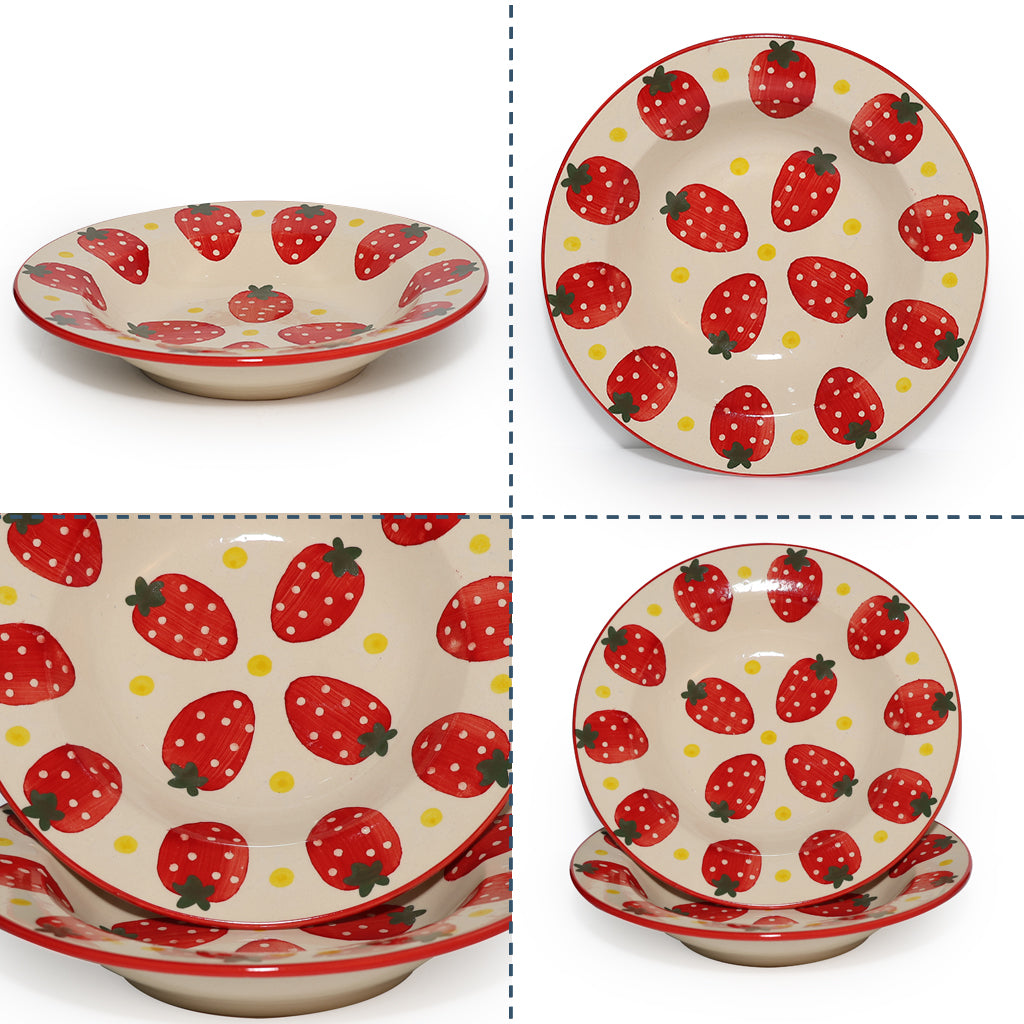 Pasta Plate Set of 2| Multicolour | 450 ml each