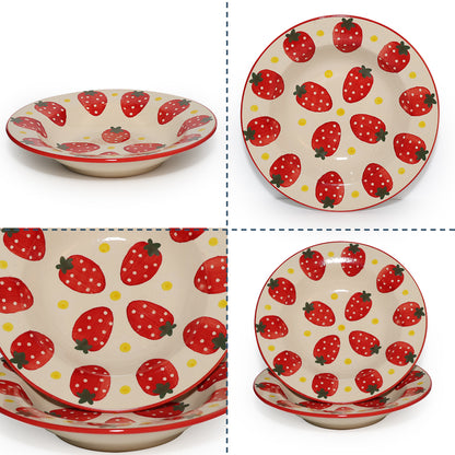 Pasta Plate Set of 2| Multicolour | 450 ml each