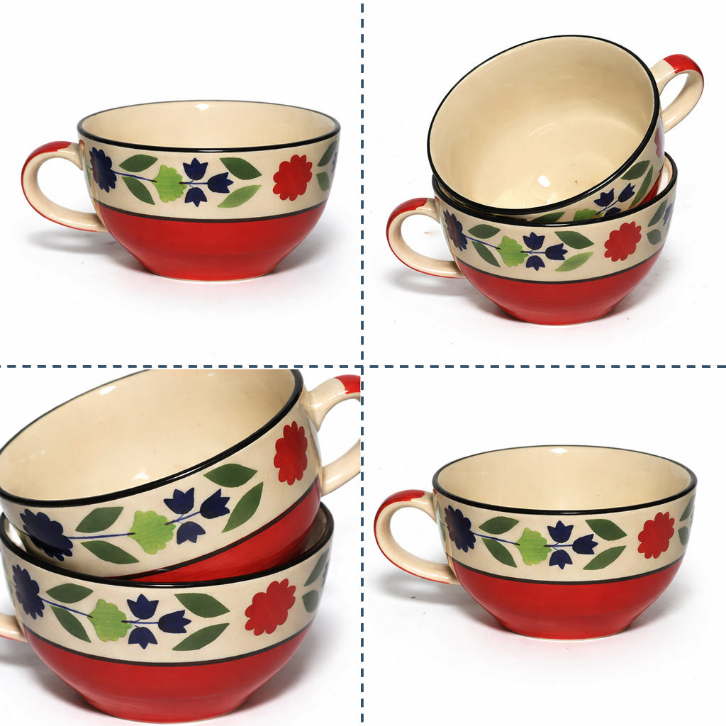 Soup Bowls Set of 2| Multicolour | 400 ml