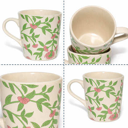 Coffee, Milk Mugs Set of 2 | Multicolor | 300 ml.