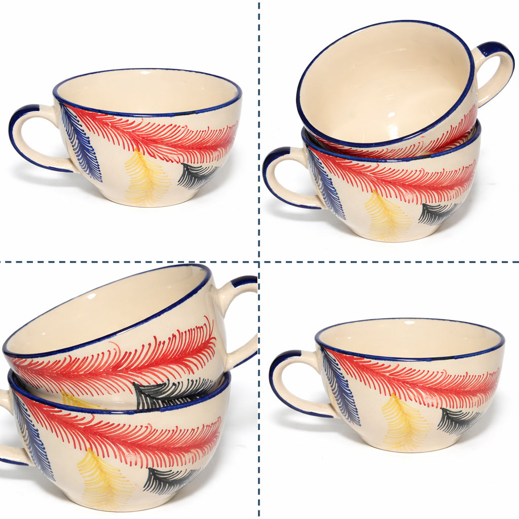 Soup Bowls Set of 2| Multicolour | 400 ml