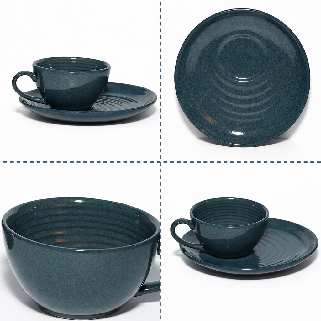 Coffee Mug with Cookie Saucer Set | 270 ml.