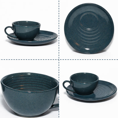 Coffee Mug with Cookie Saucer Set | 270 ml.