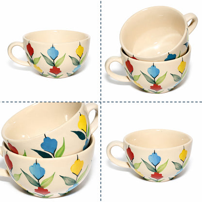 Soup Bowls Set of 2| Multicolour | 400 ml