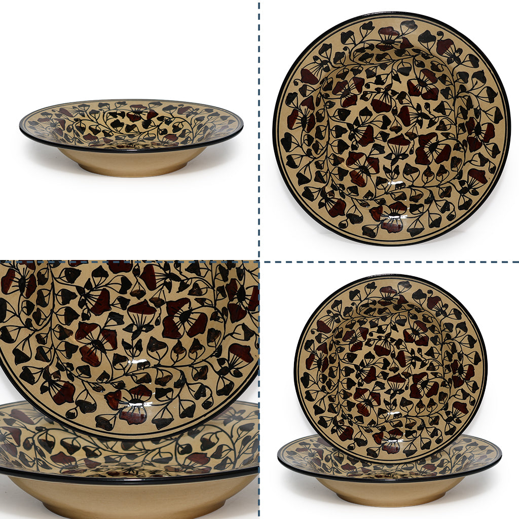 Pasta Plate Set of 2| Multicolour | 450 ml each