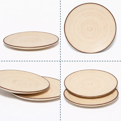 Quarter Serving Plate Set of 2 | Multicolour