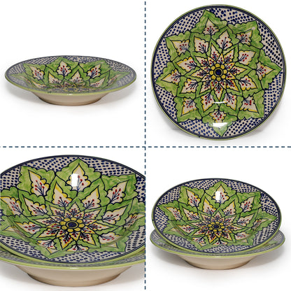 Pasta Plate Set of 2| Multicolour | 450 ml each