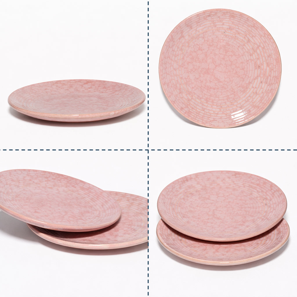 Quarter Serving Plate Set of 2 | Multicolour