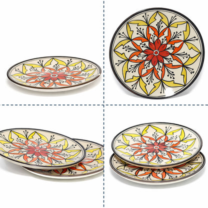 Quarter Serving Plate Set of 2 | Multicolour