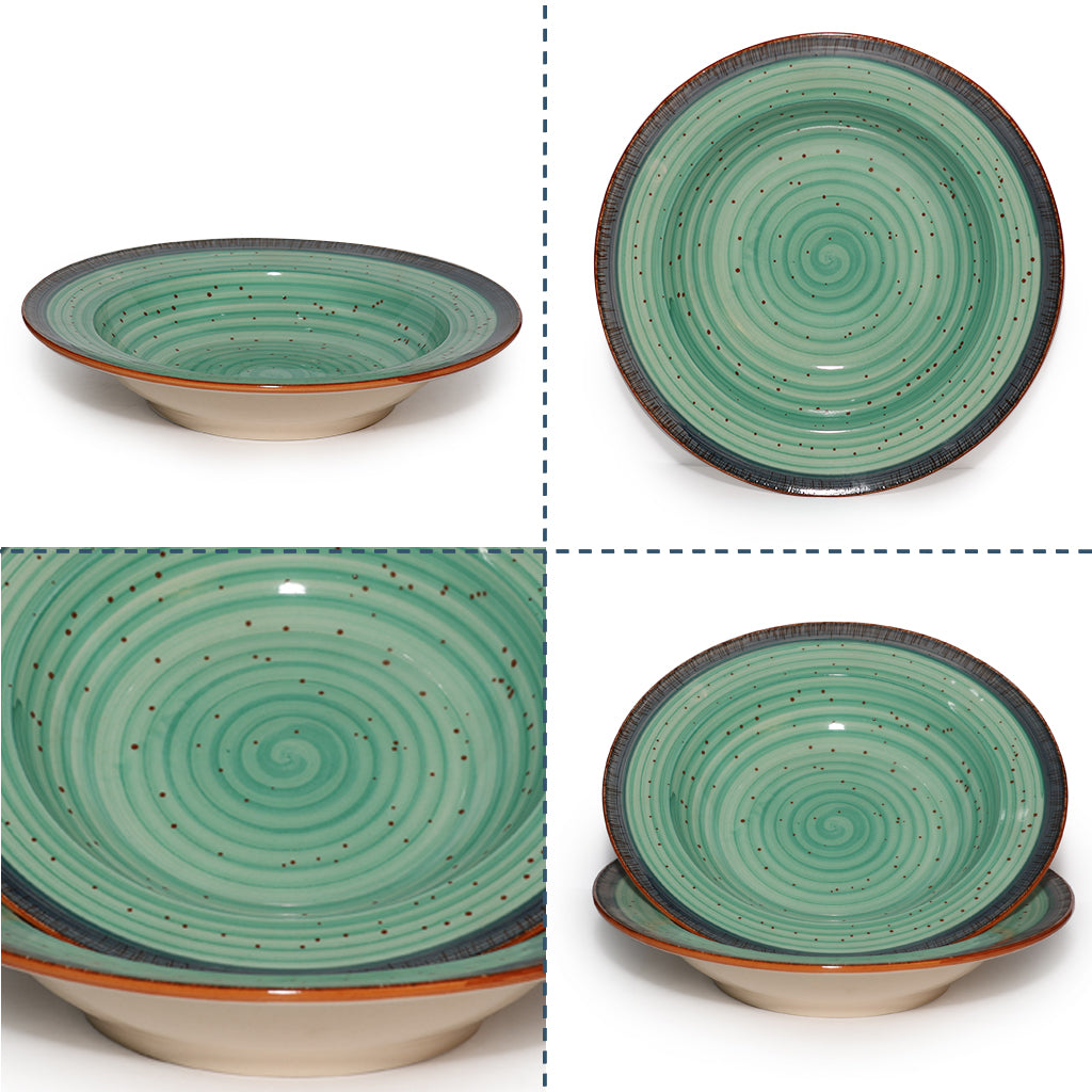 Pasta Plate Set of 2| Multicolour | 450 ml each
