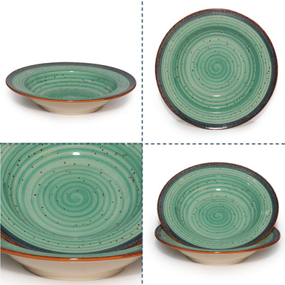 Pasta Plate Set of 2| Multicolour | 450 ml each