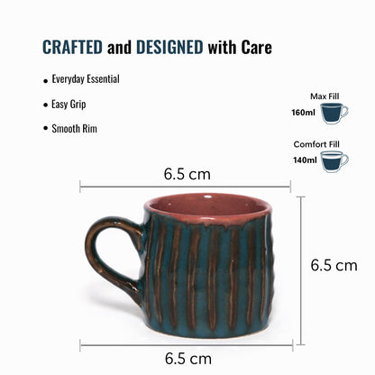 Tea Cups Set of 6 | 160 ml