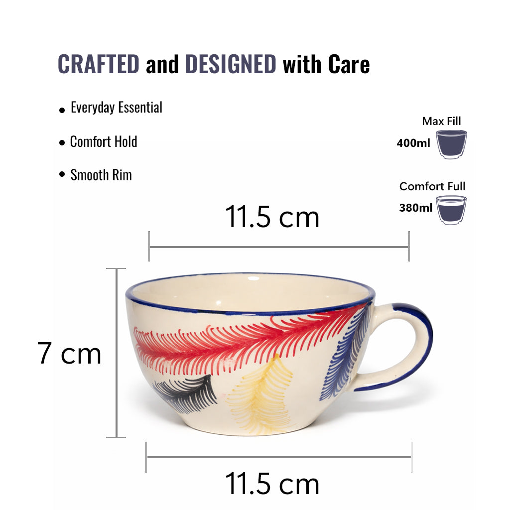 Soup Bowls Set of 2| Multicolour | 400 ml