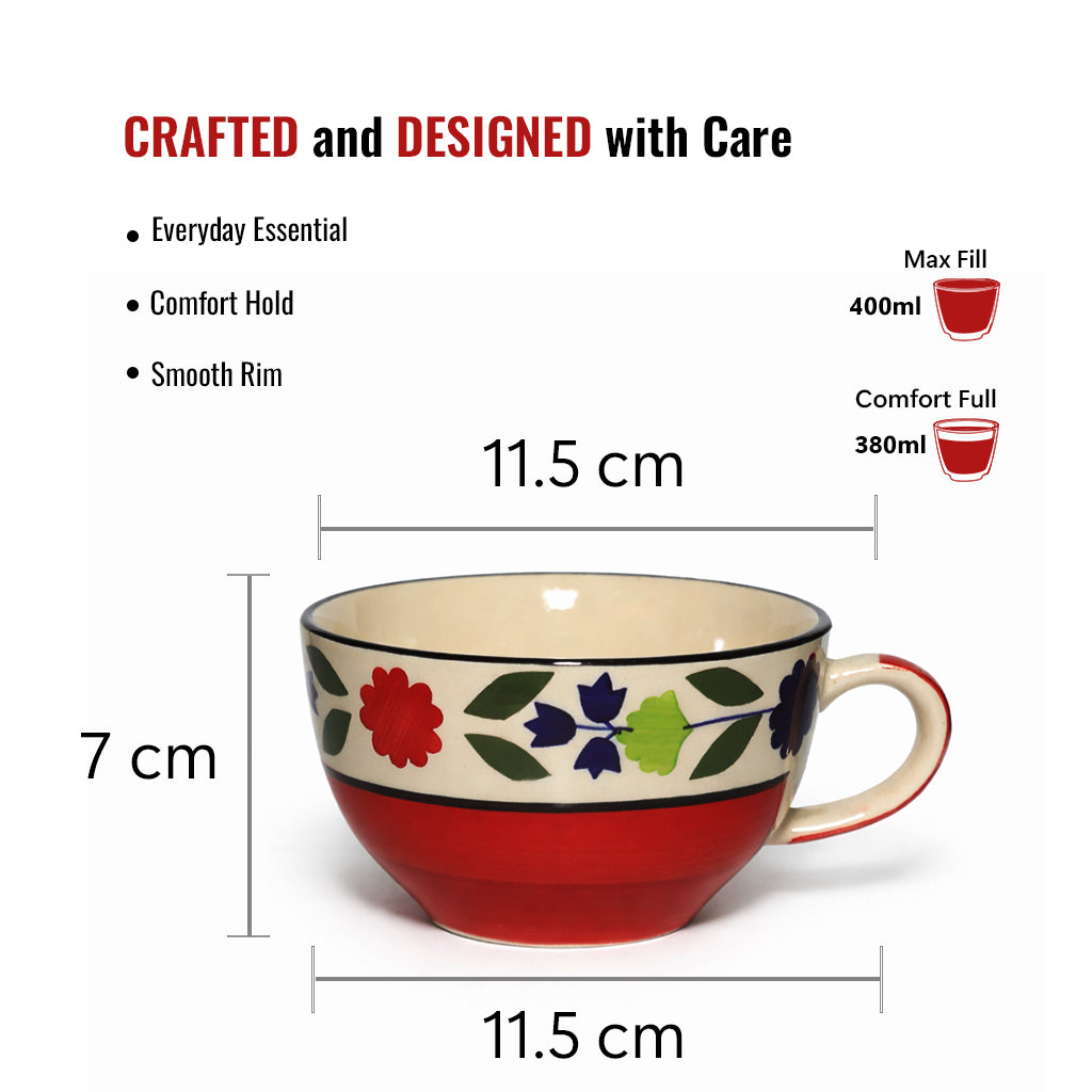 Soup Bowls Set of 2| Multicolour | 400 ml