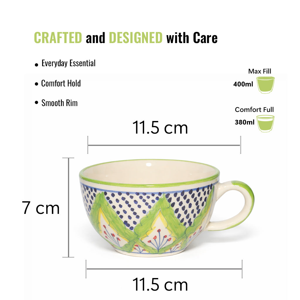 Soup Bowls Set of 2| Multicolour | 400 ml