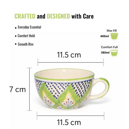 Soup Bowls Set of 2| Multicolour | 400 ml