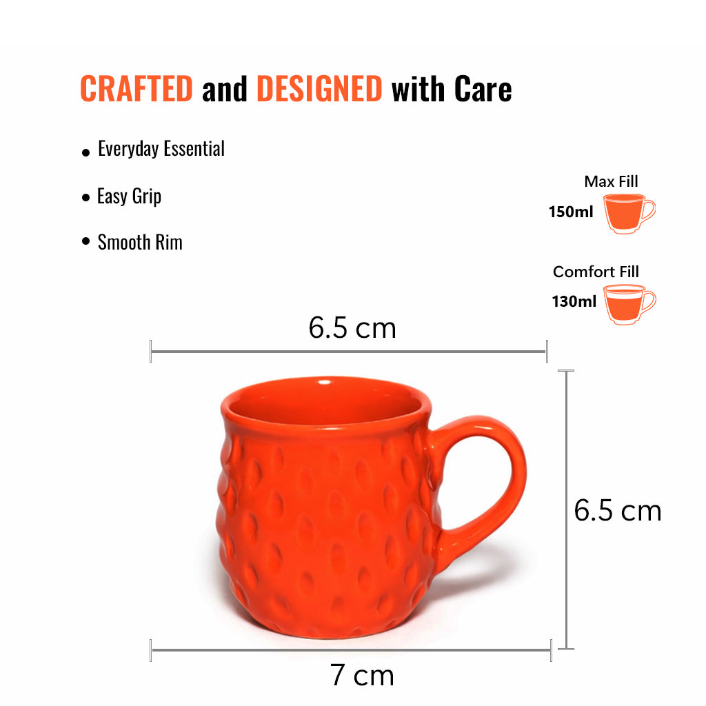 Tea Cups Set of 6 | 150 ml