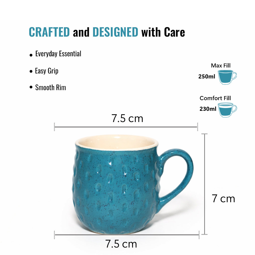 Coffee Mugs Set of 6 | 250 ml