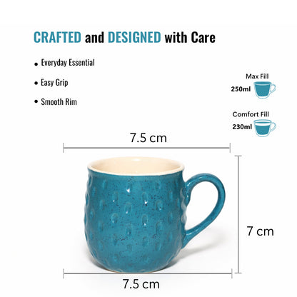 Coffee Mugs Set of 6 | 250 ml