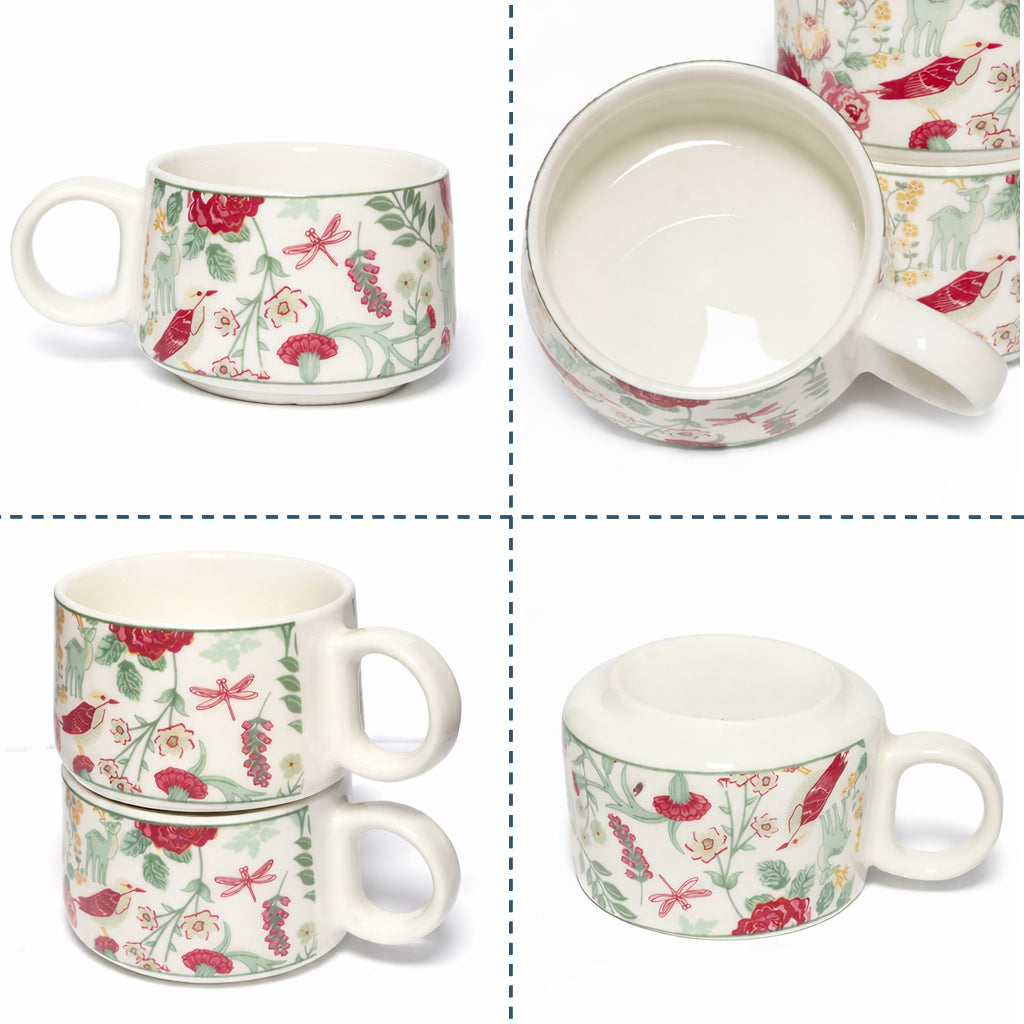 Coffee Mugs Set of 6 | 200 ml