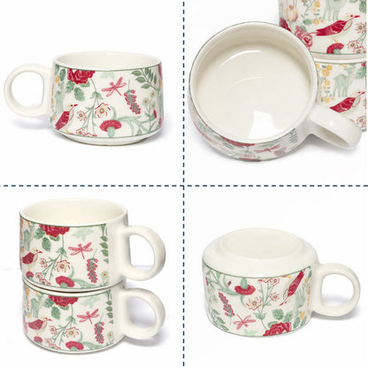 Coffee Mugs Set of 6 | 200 ml