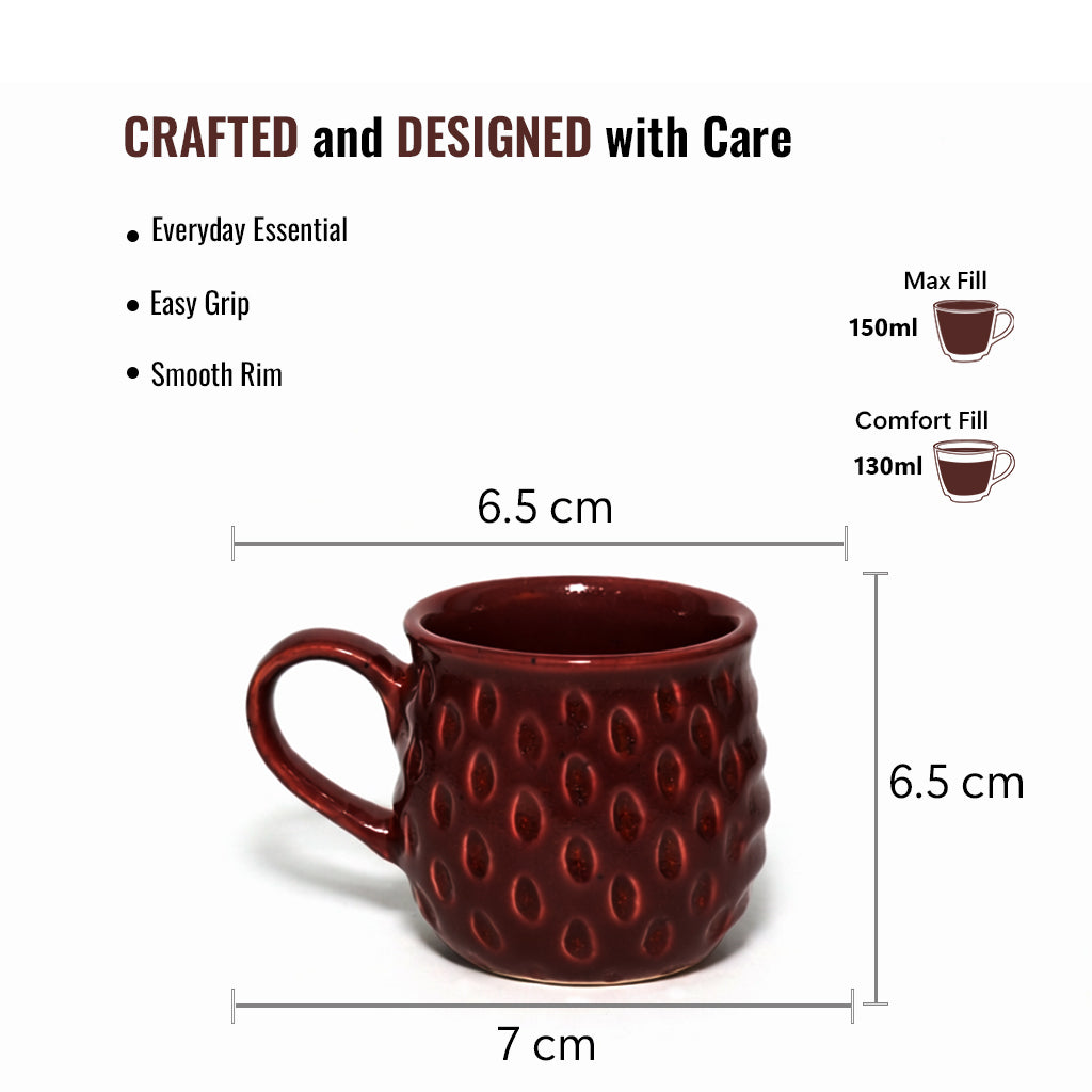 Tea Cups Set of 6 | 150 ml