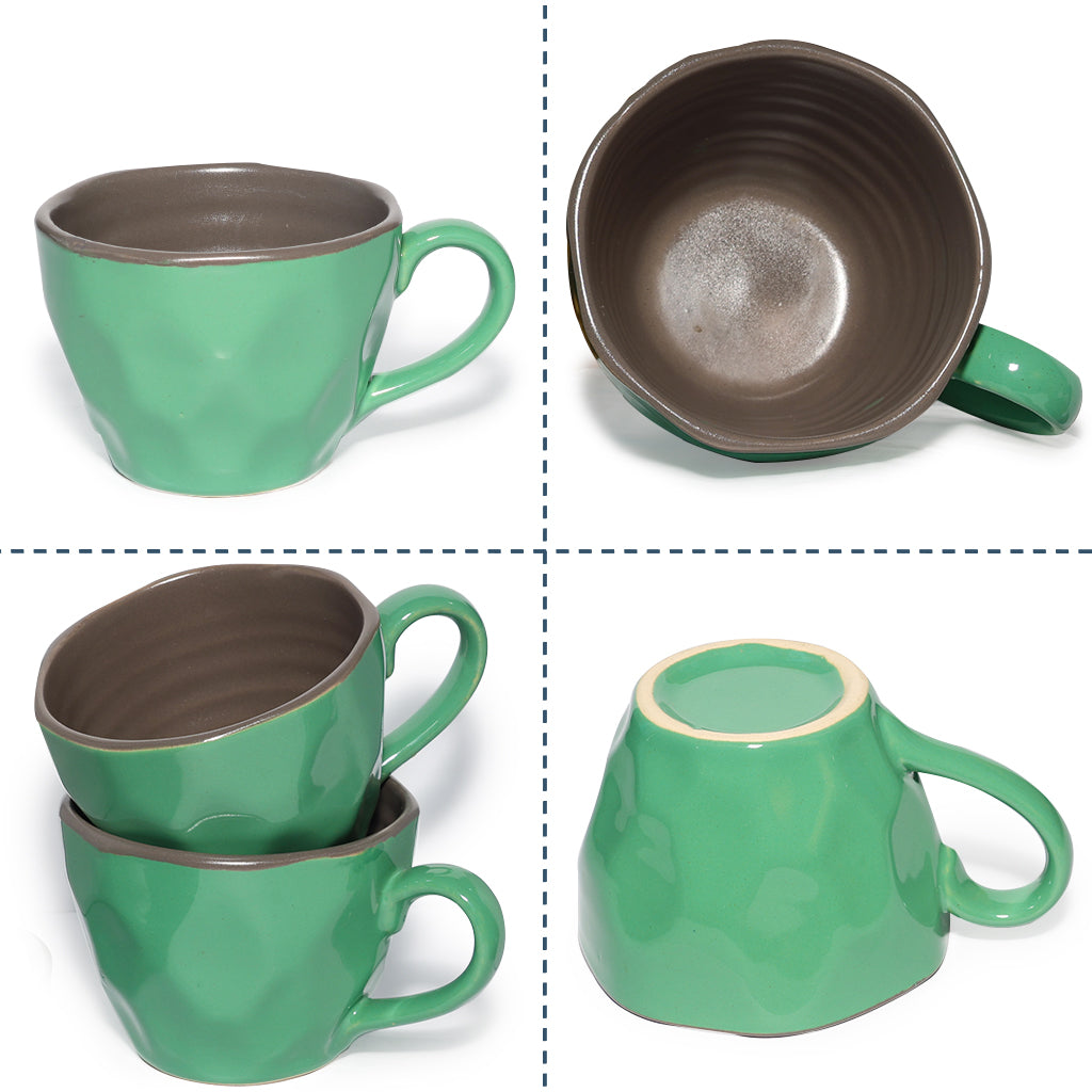 Coffee Mugs Set of 6 | Multicolour | 220ml