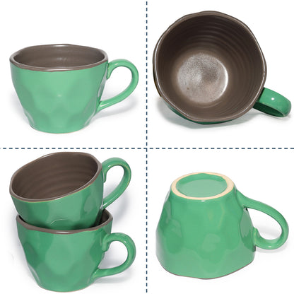 Coffee Mugs Set of 6 | Multicolour | 220ml