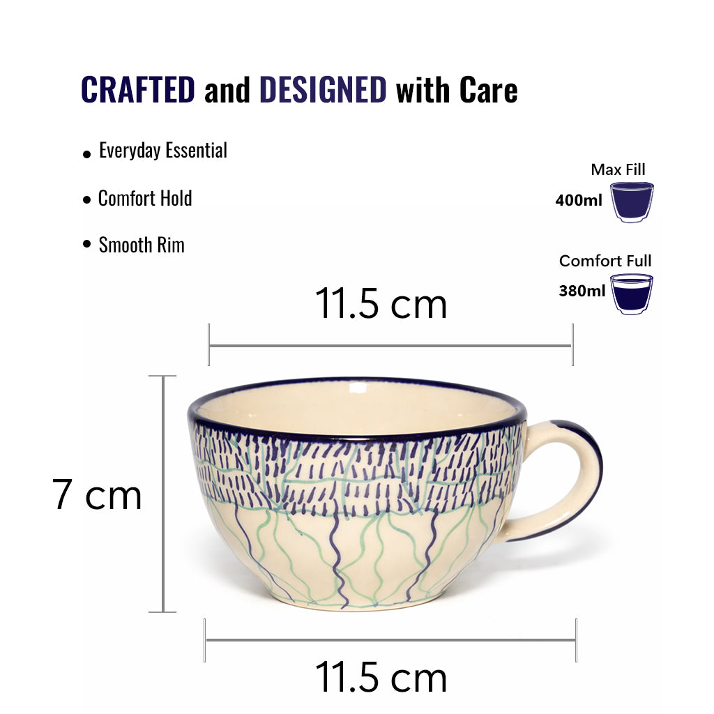 Soup Bowls Set of 2| Multicolour | 400 ml