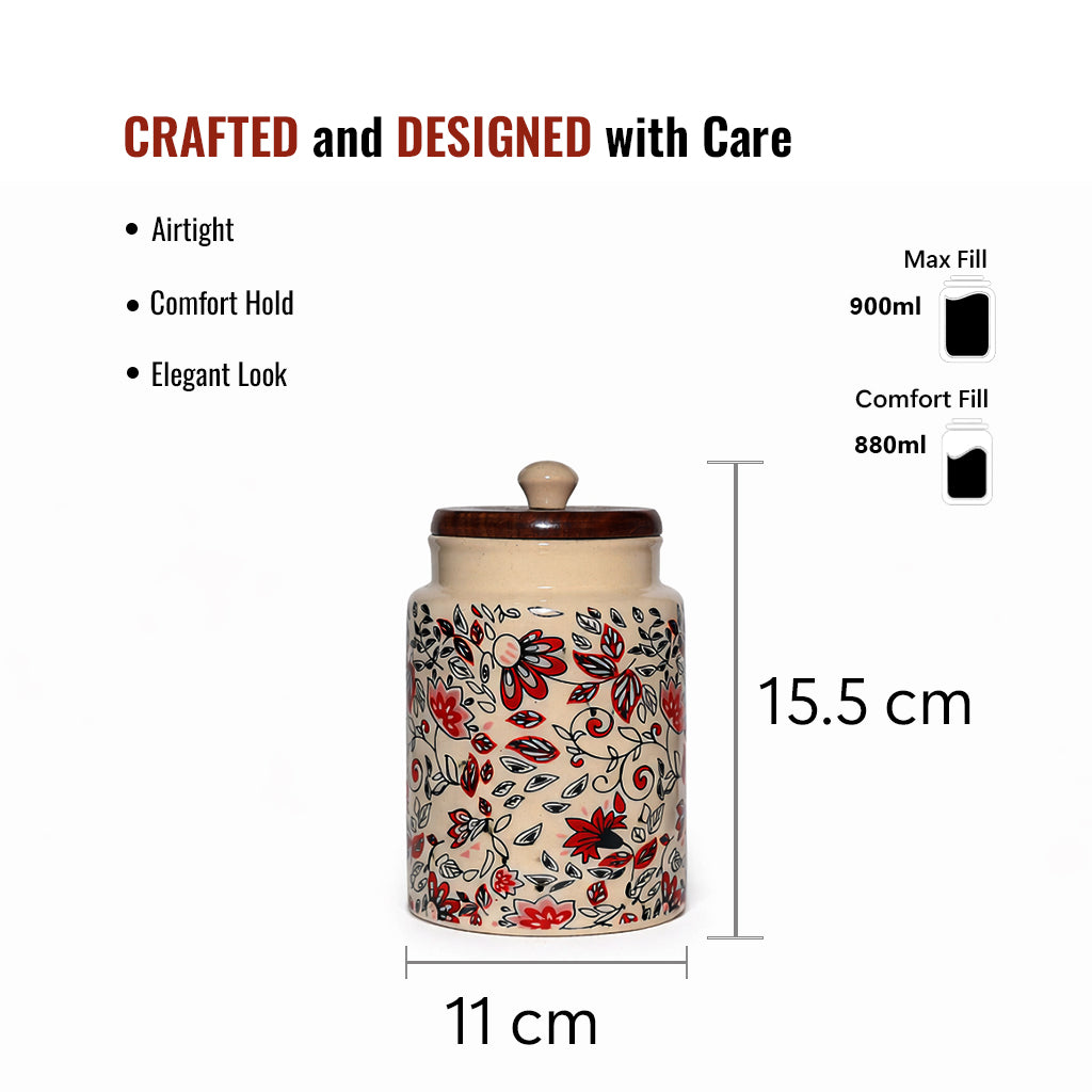 Storage Jar | Multicolor  900 ml