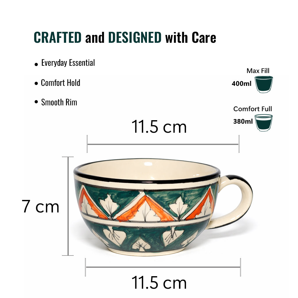 Soup Bowls Set of 2| Multicolour | 400 ml