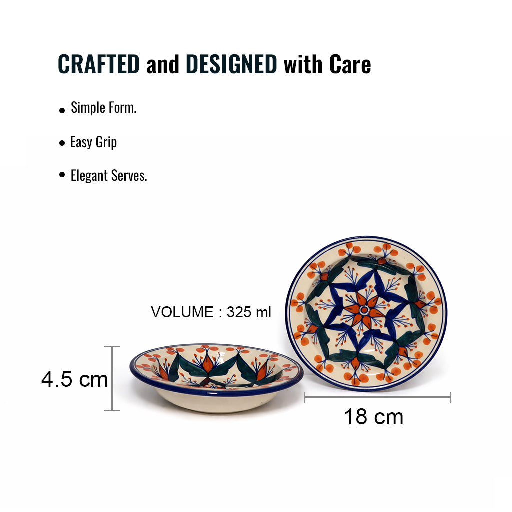 Pasta Plate Set of 2 |325 ml each