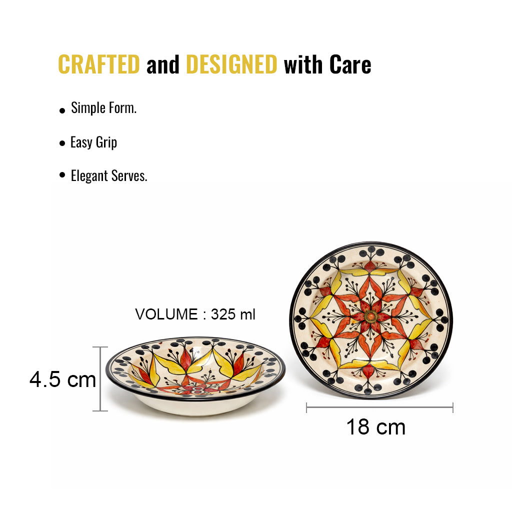 Pasta Plate Set of 2 |325 ml each