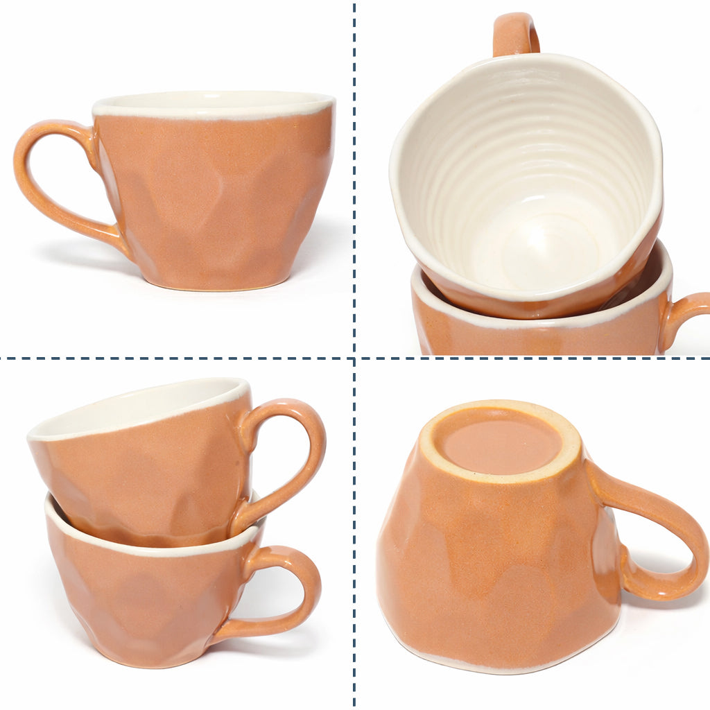 Coffee Mugs Set of 6 | Multicolour | 220ml