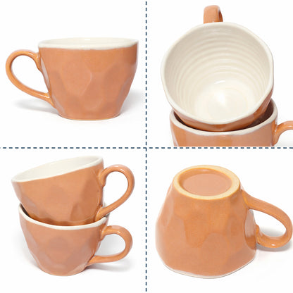 Coffee Mugs Set of 6 | Multicolour | 220ml