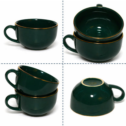 Soup Bowls with Handle Set |350 ml