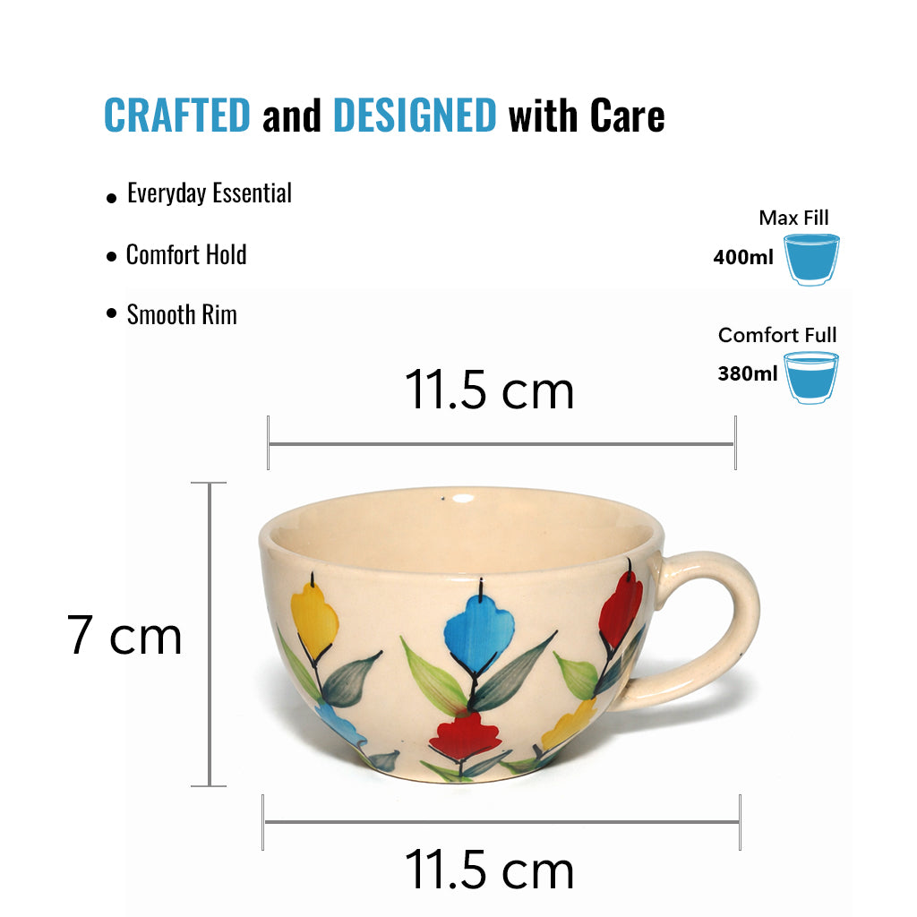 Soup Bowls Set of 2| Multicolour | 400 ml