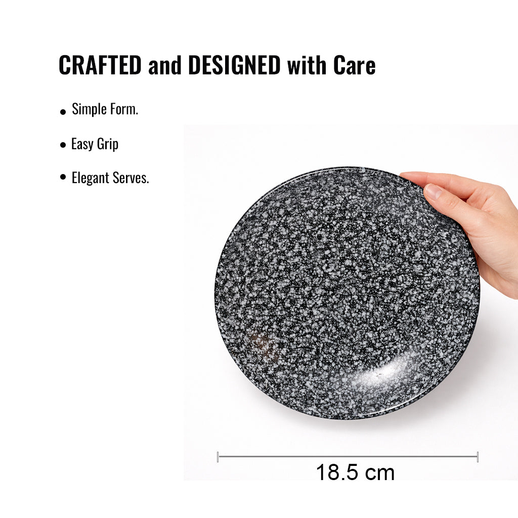 Quarter Serving Plate Set of 2 | Multicolour