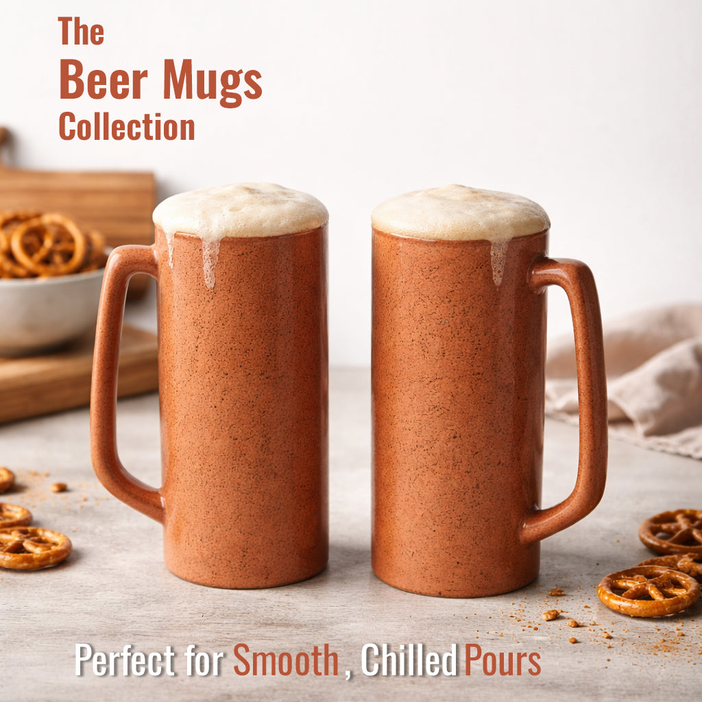 Beer Mugs Set of 2| 500 ml
