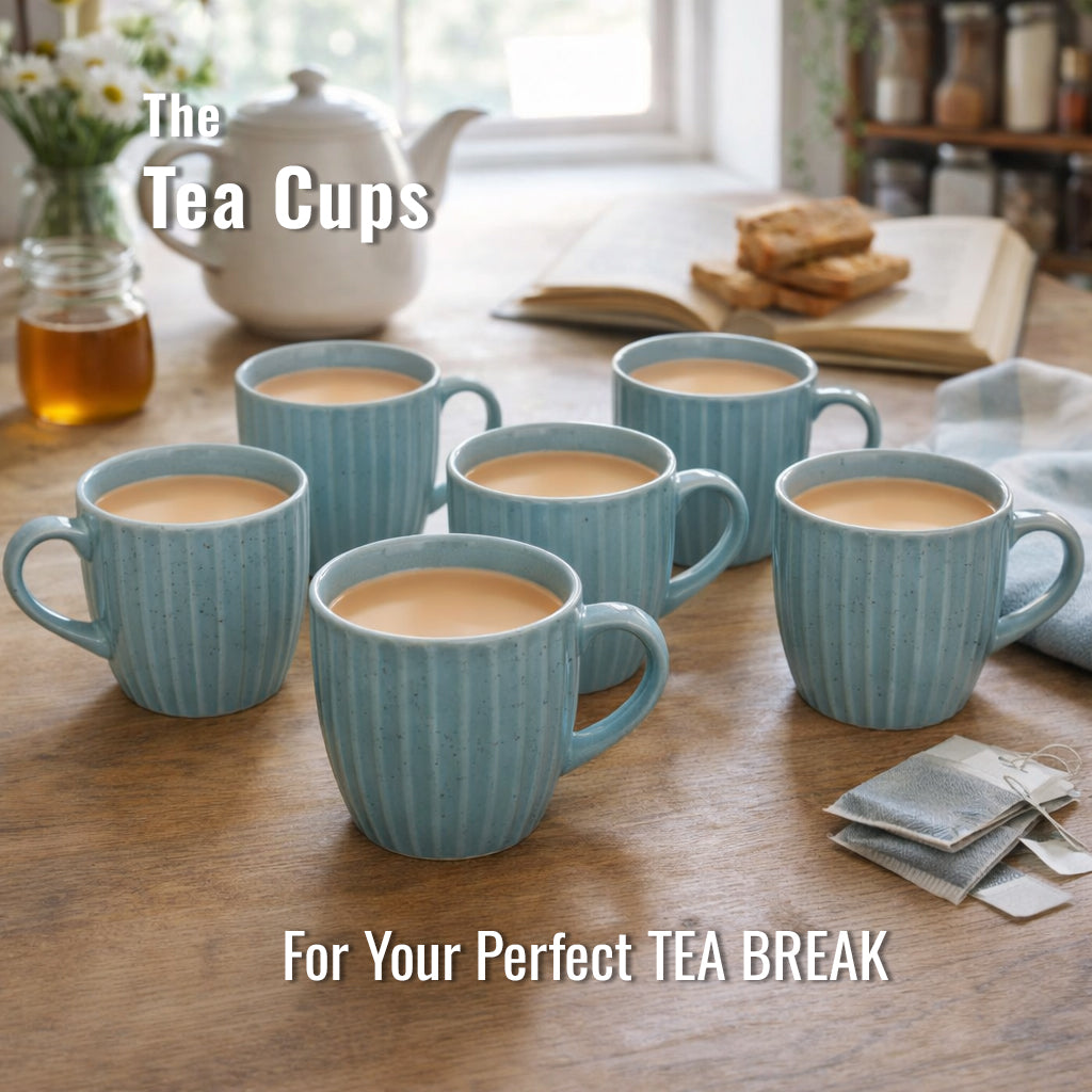 Tea Cups Set of 6 | 180ml