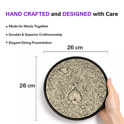 Dinner Serving Plate Set | Multicolour